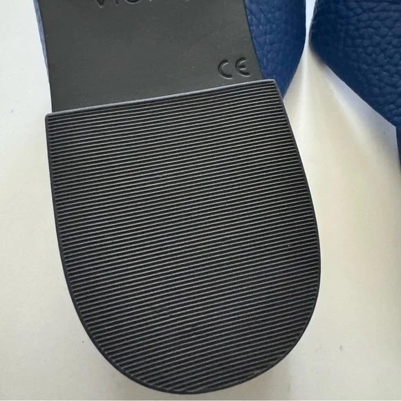 New Vionic Agave Womens Comfort Toe Post Sandal in Classic Blue Leather size 8.5 - Picture 5 of 6